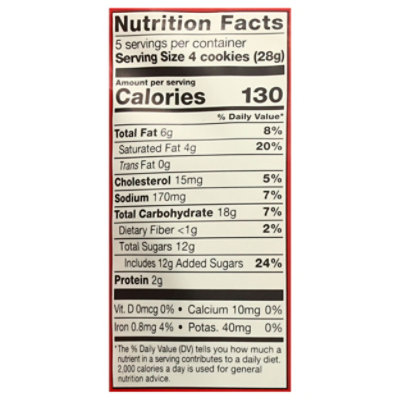 Fancypants Chocolate Chip Cookies 5oz - 5 OZ - Image 3