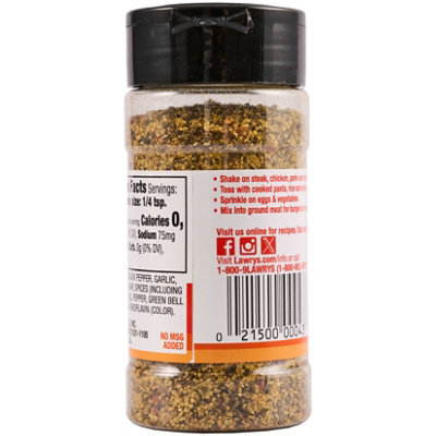 Lawry's Garlic Pepper Coarse Ground - 2.6 OZ - Image 3