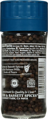 M&b Grinder Whole Black Peppercorns - 2.1 OZ - Image 5