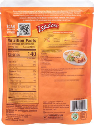 Isadora Entree Mexican Barbacoa - 8.8 OZ - Image 5