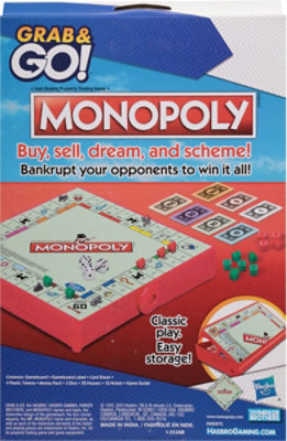 Hasbro Grab & Go! Monopoly - Each - Image 3