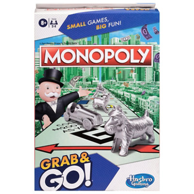 Hasbro Grab & Go! Monopoly - Each - Image 1