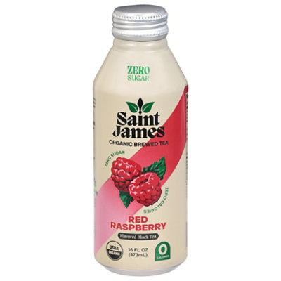Saint James Black Tea Red Raspberry 16.9fz - 16.9 FZ - Image 1