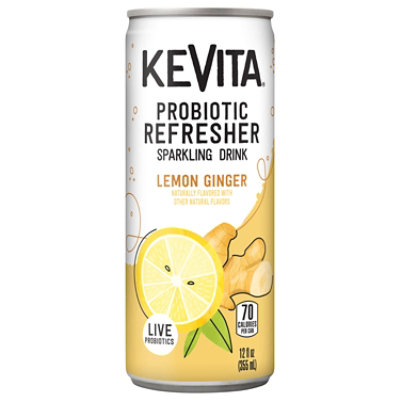 Kevita Lemon Ginger Sparkling - 12 Oz - Image 2