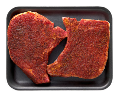 Pork Chop Bone In Southern Barbecue Seasoning - LB - Image 1