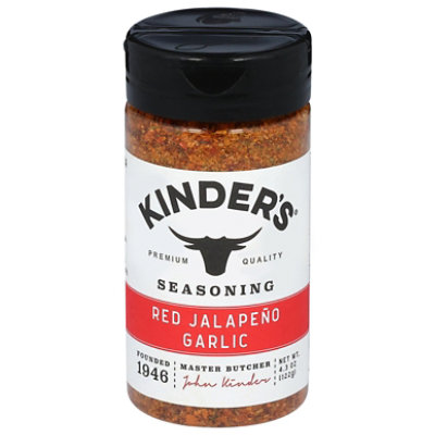 Kinders Red Jalapeno Garlic Seasoning 4.3 Oz - 4.3 OZ - Image 2