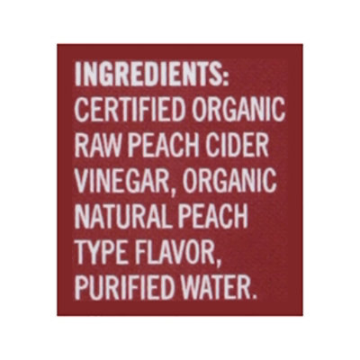 Fresh Press Farms Cider Vinegar Peach Organic - 32.8 FZ - Image 4