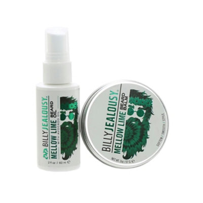 Billy Jealousy Mellow Lime Beard Balm & Oil Duo Set for Men - Image 1