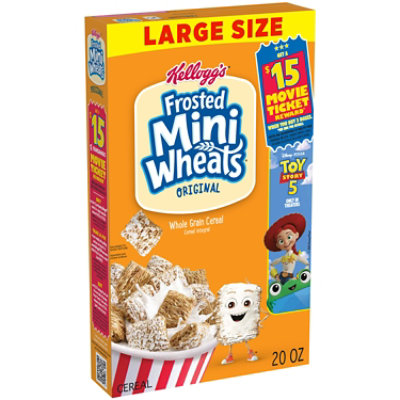 Kellogg's Frosted Mini-Wheats Original High Fiber Breakfast Cereal - 20 Oz
