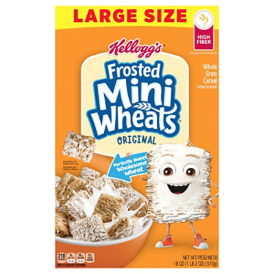 Kellogg's Mini-wheats Cereal Bite Size Frosted 20oz - 18 OZ - Image 3