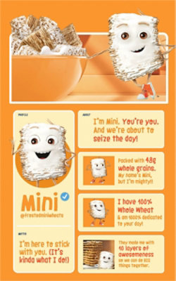Kellogg's Frosted Mini-Wheats Original High Fiber Breakfast Cereal - 20 Oz - Image 2