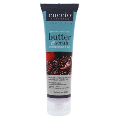Cuccio Butter & Scrub for Unisex-Pomegranate & Fig-4 oz - Image 1