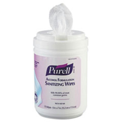 Go-Jo Industries GOJ903106 Wipes,Purel Alchl,6/175Ct - Image 1