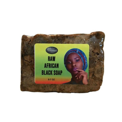 Noir Naturals 4-5 oz Raw African Soap, Black-Pack of 3 - Image 1