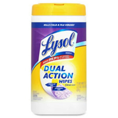 Reckitt Benckiser Lysol Dual Action Wipes - Image 1