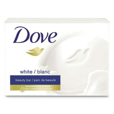 UNI 2.6 oz Dove White Beauty Bar, Light Scent - Image 1