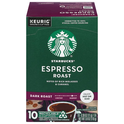 Starbucks K-Cups Espresso Pods Box 10 Count - 3.8 Oz - Image 1