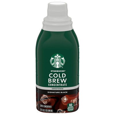 Starbucks Cold Brew Black Sweetened Coffee Concentrate 32fl Oz Bottle - 32 FZ - Image 3