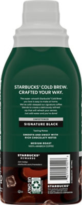 Starbucks Cold Brew Black Sweetened Coffee Concentrate 32fl Oz Bottle - 32 FZ - Image 6