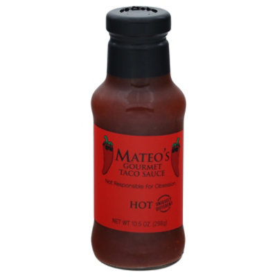 Mateo's Taco Sauce Hot 10.5 Oz - 10.5 OZ - Image 2