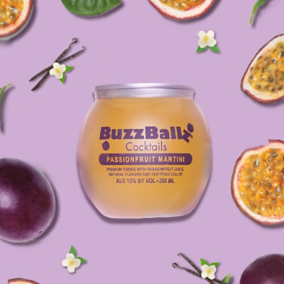 Buzz Ballz Passion Fruit Martini - 200 ML - Image 3
