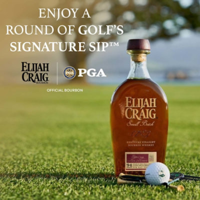 Elijah Craig Small Batch Pga Bottle - 750 ML - Image 2