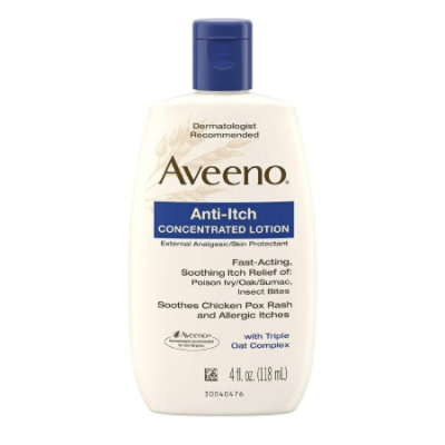 Anti-Itch Hand and Body Lotion Aveeno Anti-Itch 4 oz. Bottle Unscented Lotion - Image 2