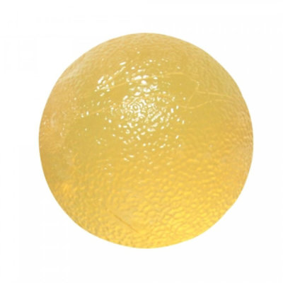 Cando Exercise Ball Yellow 2Extra-Light, 2 x 2 x 2 For Use in Hot or Cold Therapy - Image 1