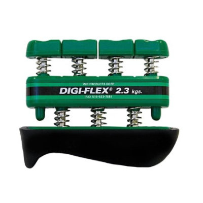 Cando Digi-Flex Finger Exerciser, 5 pounds, Medium, Green - Image 1