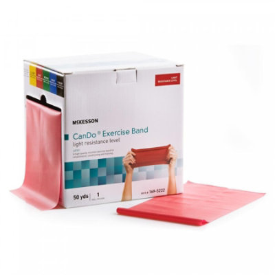 McKesson Exercise Band, Red, 50 Yard, Light Resistance - 1 Count - Image 1