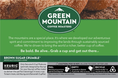 Green Mountain Coffee Roasters Brown Sugar Crumble, 10ct - 10 CT - Image 5