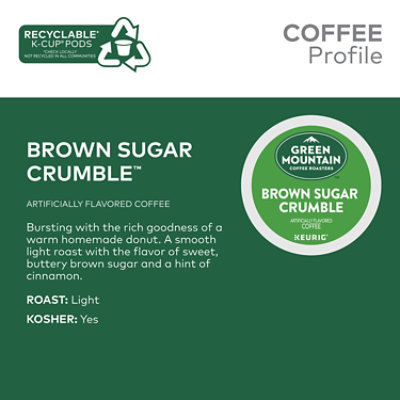 Green Mountain Coffee Roasters Brown Sugar Crumble, 10ct - 10 CT - Image 2