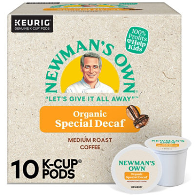 Newman's Own Organics Newman's Special Blend Decaf, 10ct - 10 CT - Image 1