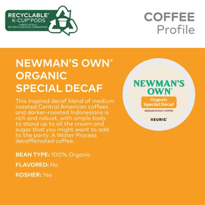 Newman's Own Organics Newman's Special Blend Decaf, 10ct - 10 CT - Image 2