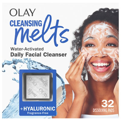 Olay Facial Clnsng Melts Ha 32ct/12 - 32 CT - Image 1