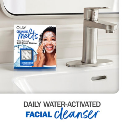 Olay Facial Clnsng Melts Ha 32ct/12 - 32 CT - Image 2
