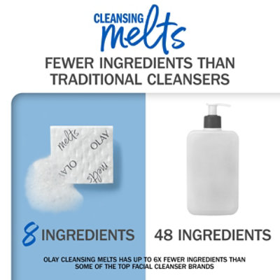 Olay Facial Clnsng Melts Ha 32ct/12 - 32 CT - Image 7