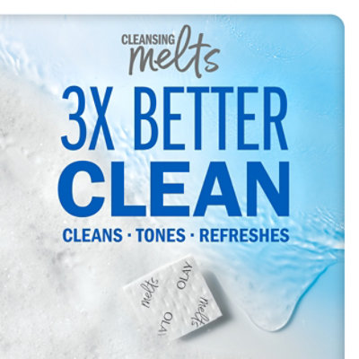 Olay Facial Clnsng Melts Ha 32ct/12 - 32 CT - Image 3