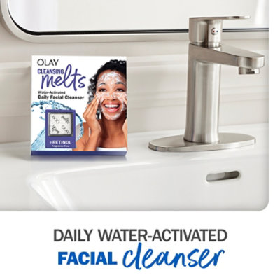 Olay Facial Cleansing Melts Retinol 32 Female Facial Cleansing - 32 CT - Image 4