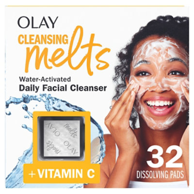 Olay Facial Clnsng Melts Vit C 32ct Female Facial Cleansing - 32 CT - Image 1