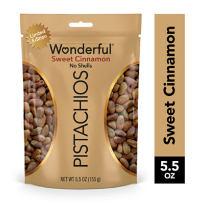Wonderful No Shell Sweet Cinnamon Pistachios - 5.5 OZ - Image 2