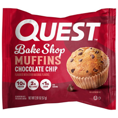 Quest Bake Shop Chocolate Chip Muffin - 2.01 Oz