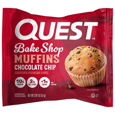 Quest Bake Shop Choc Chip Muffin 2.01 8pk - 2.01 OZ - Image 3