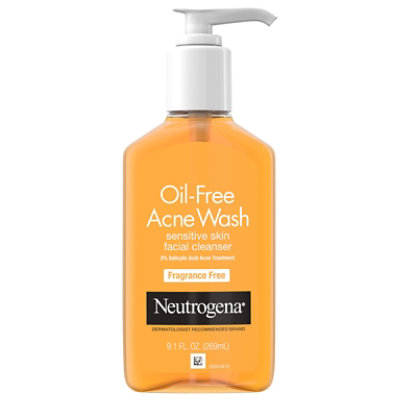 Neutrogena Oil Free Acne Wash Fragrance-free 9.1 Floz - 9.1 FZ - Image 3