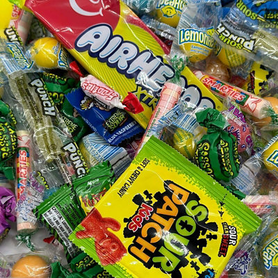 Fun Flavors Box Sour Candy 32 oz Variety Pack Party Mix Individually Wrapped Fun Size Candies - Image 3