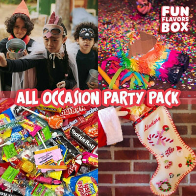 Fun Flavors Box Halloween Bulk Candy 32 oz Variety Pack Party Mix Individually Wrapped Fun Size Candies - Image 2