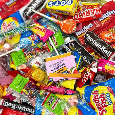 Fun Flavors Box Halloween Bulk Candy 32 oz Variety Pack Party Mix Individually Wrapped Fun Size Candies - Image 3