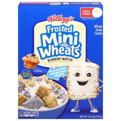 Kelloggs Mini Wheats Cereal Blueberry Muffin 13.3oz - 13.3 OZ - Image 3