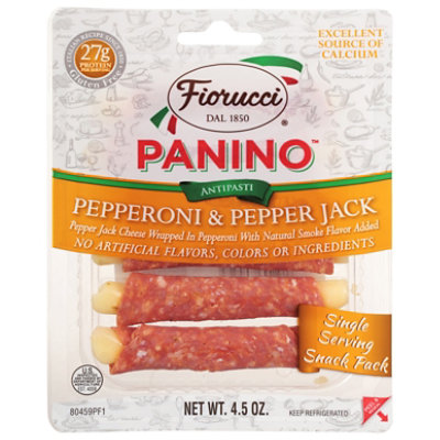 Fiorucci Panino Antipasti Pepperoni & Pepper Jack - EA - Image 1