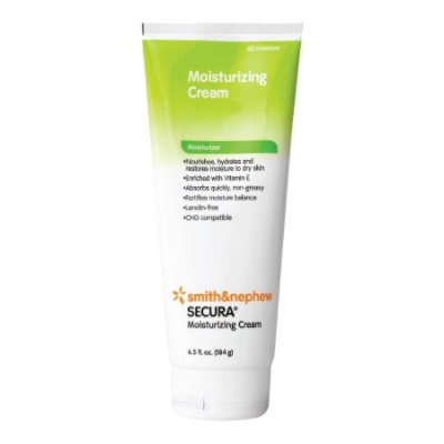 Smith & Nephew Secura Moisturizer, Unscented, Cream, 6.5 oz. Tube, White Petrolatum / Vitamin E, 12 Count - Image 2